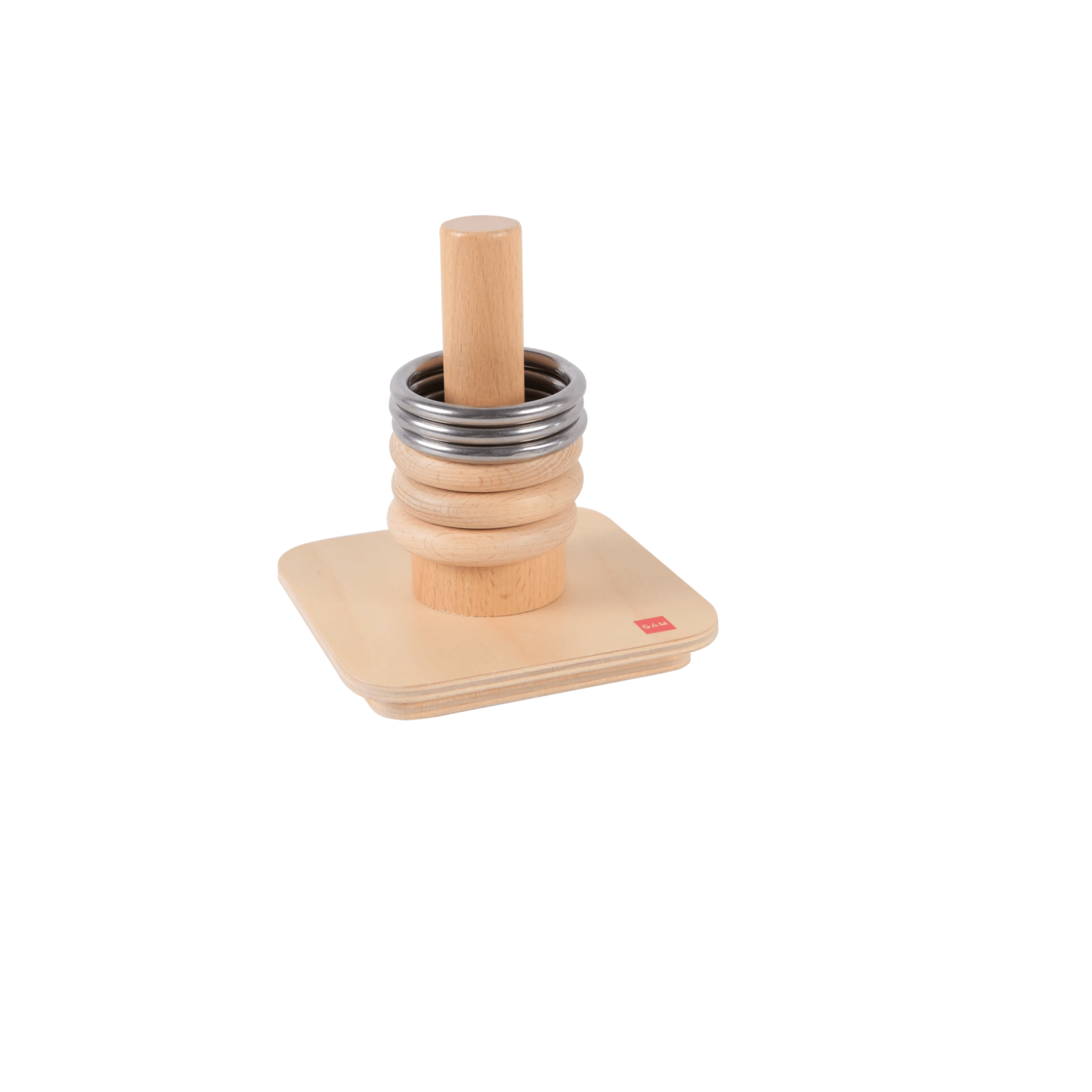 GAM Rings On Vertical Dowel | Montessori Toys | Toypark Australia