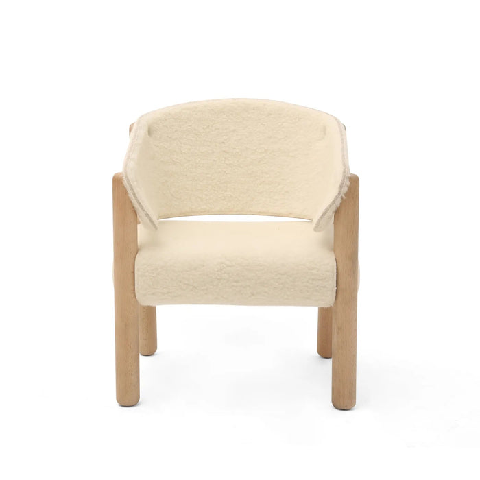 Charlie Crane Saba Children's Chair - White Fur