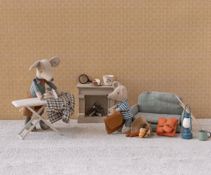Doll House Furniture Maileg Iron And Ironing Board Mouse 5707304137634