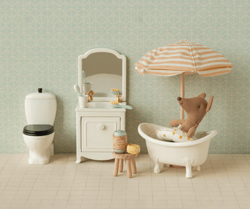 Doll House Furniture Maileg Beach Umbrella Mouse - Soft Coral