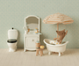 Doll House Furniture Maileg Beach Umbrella Mouse - Soft Coral