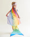 Silk Toys Sarah's Silks Large Rainbow Mermaid Tail