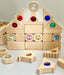 Building Blocks Papoose Toys - Dutch Step Gables Blocks (16 Piece Set) 704537401155