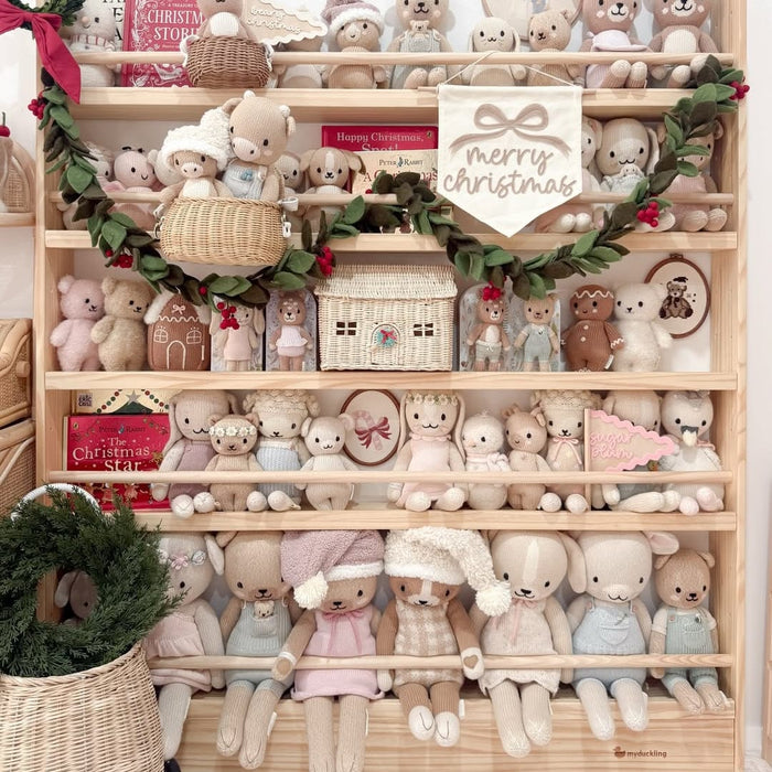 Bookcase My Duckling NALA 5 Tier Adjustable Solid Wood Bookshelf DK-04051