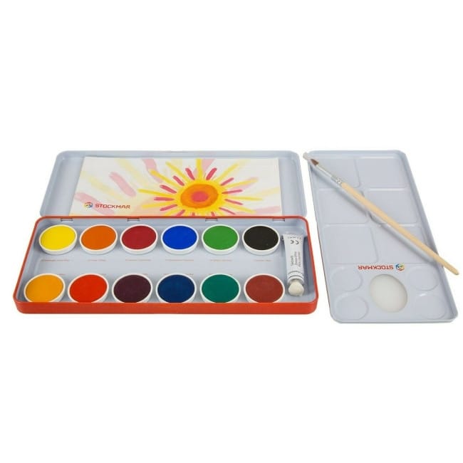 Art-Craft Stockmar Watercolour Paint Set in Tin 4019365460004