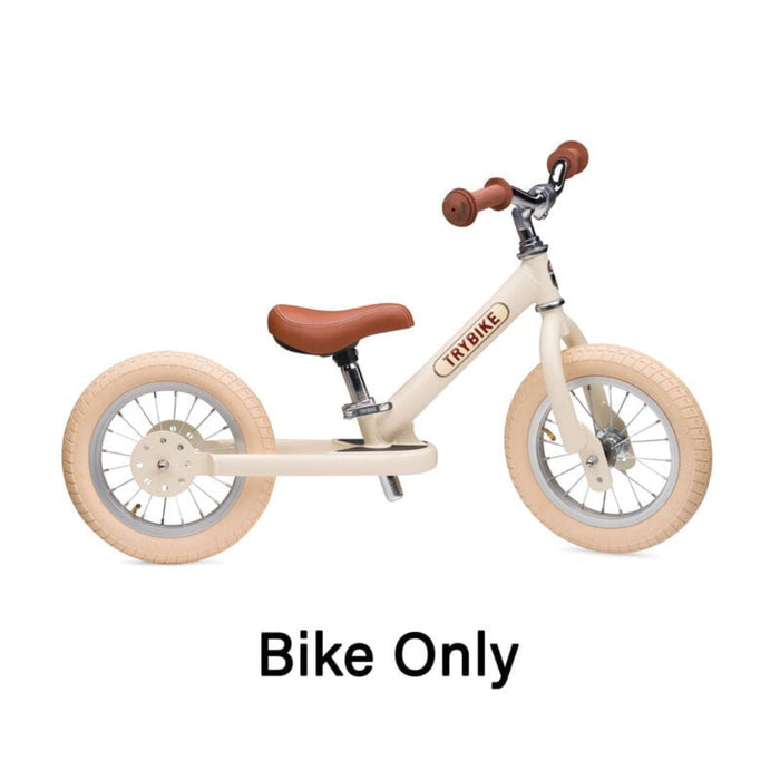 Balance Bike Trybike Steel 2 Wheel Balance Bike - Cream Vintage