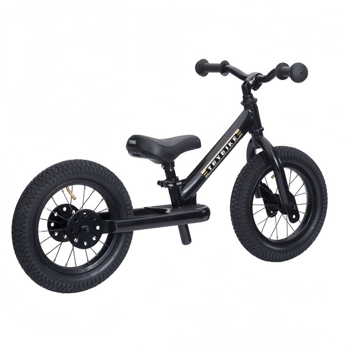 Balance Bike Trybike Steel 2 Wheel Balance Bike - Black
