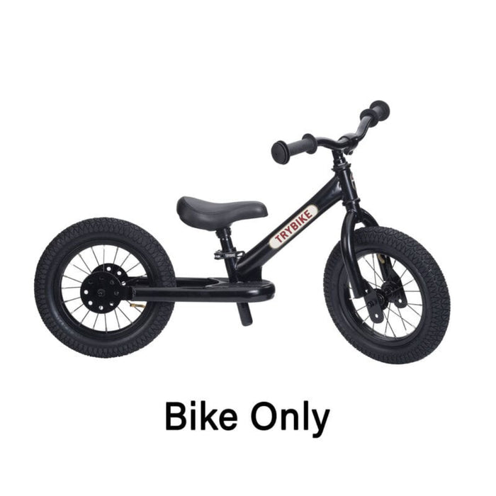 Balance Bike Trybike Steel 2 Wheel Balance Bike - Black