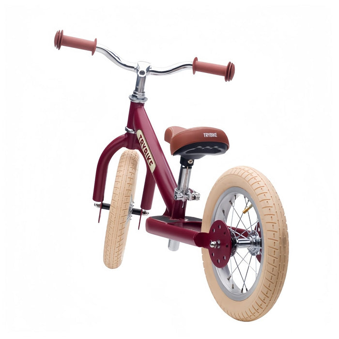 Balance Bike Trybike Steel 2 Wheel Balance Bike - Red Vintage
