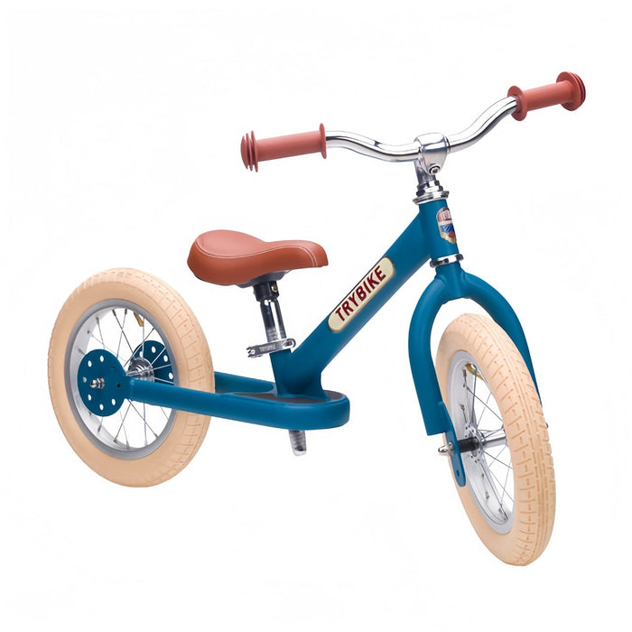 Balance Bike Trybike Steel 2 Wheel Balance Bike - Blue Vintage