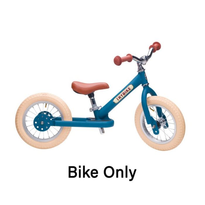 Balance Bike Trybike Steel 2 Wheel Balance Bike - Blue Vintage
