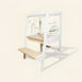 Convertible Learning Tower myduckling TOVA Convertible Learning Tower - White/Natural 9361505000942