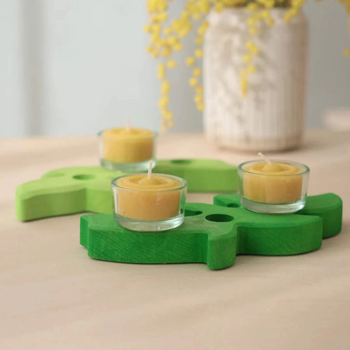 Grimm's Tea Light Candles 100% Beeswax Set of 10 - German Party Supply - Toypark