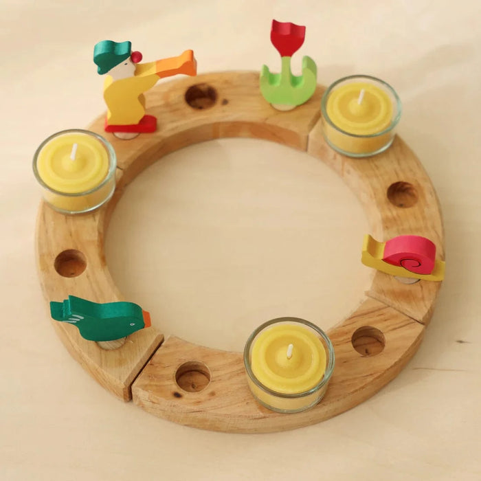 Party Supply Grimm’s Tea Light Holders Glass 5 Pieces