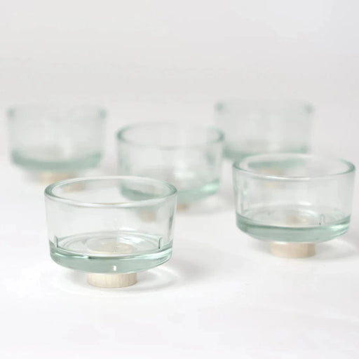 Grimm's Tea Light Holders Glass 5 Pieces - Party Supply - Toypark