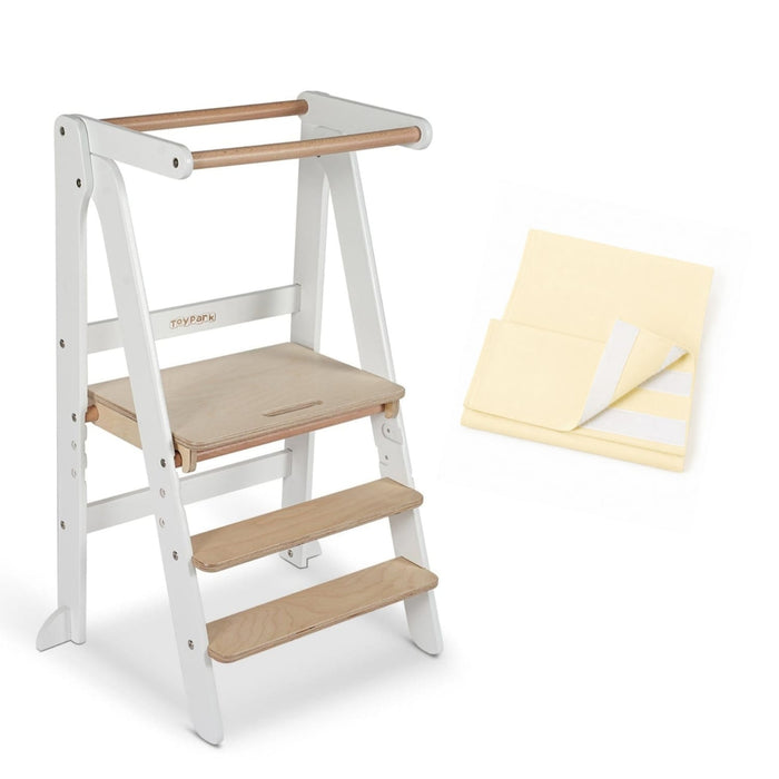 Plywood Learning Towers Toypark Foldable Learning Tower with Safety Net