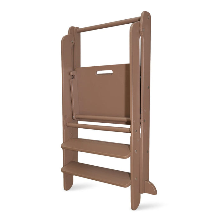 Plywood Learning Towers Toypark Folding Learning Tower - Walnut (Early-November Pre-Order)