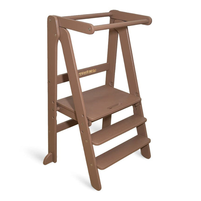 Plywood Learning Towers Toypark Folding Learning Tower - Walnut (Early-November Pre-Order)