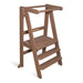 Plywood Learning Towers Toypark Folding Learning Tower - Walnut (Early-November Pre-Order)