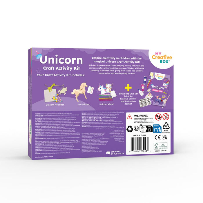 Art-Craft My Creative Box Unicorn and Fairy Craft Mini Activity Box 810164730534