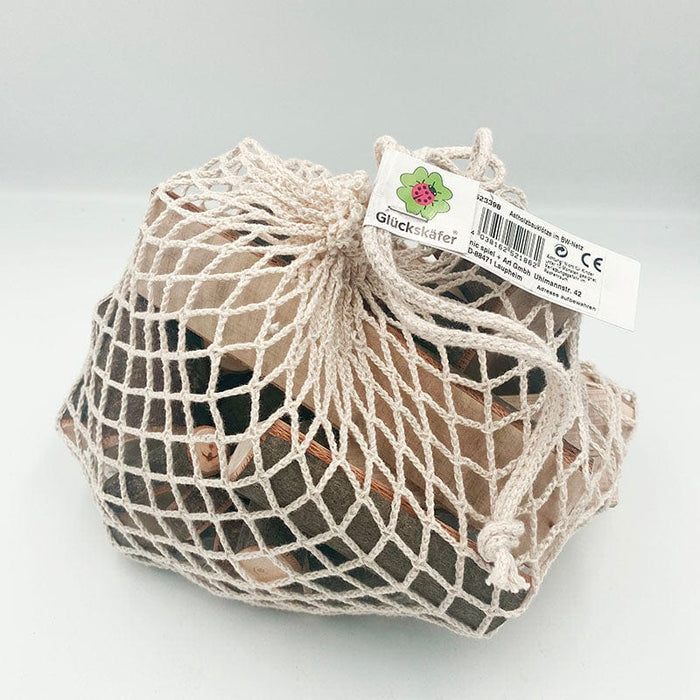 Nic Branchwood Blocks in Cotton Net Bag - Traditional 34 pcs 4038162521862