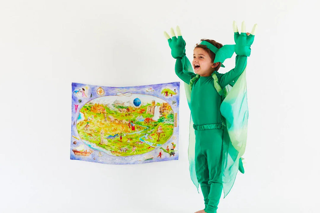 Playsilks Sarah's Silks Dinotopia Seek & Find Playsilk