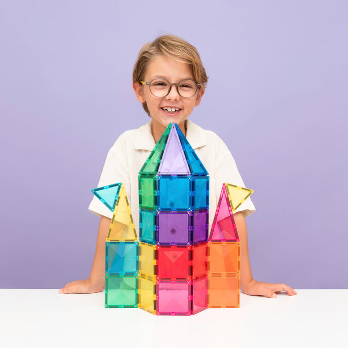 Magnetic Tiles Connetix Tiles Bright Discovery Pack 32 Piece 850036293828