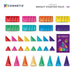 Magnetic Tiles Connetix Tiles Bright Starter Pack 56 Piece 810164731289