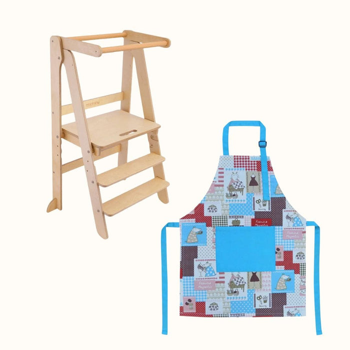 Plywood Learning Towers The Full Mini Chef: Toypark Folding Learning Tower set