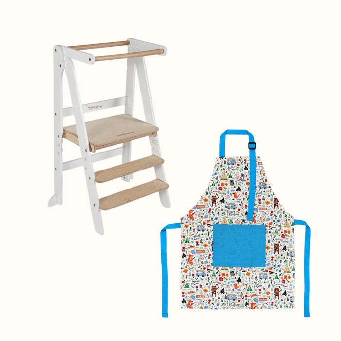 Plywood Learning Towers The Full Mini Chef: Toypark Folding Learning Tower set