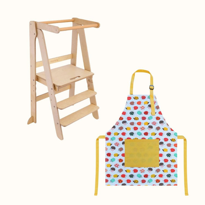 Plywood Learning Towers The Full Mini Chef: Toypark Folding Learning Tower set