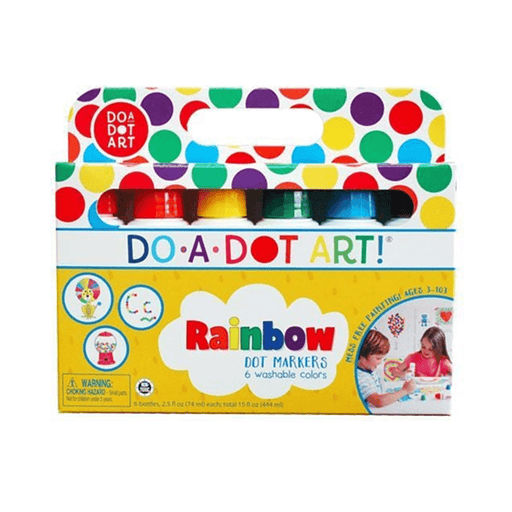 Art-Craft Do A Dot Art! Rainbow Markers 6 Pack 757098001012
