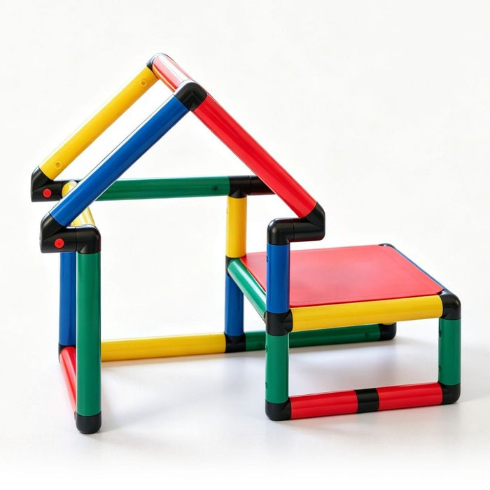 Convertible Learning Tower Toypark Build & Climb Play System – Starter (116 pcs) TP04001