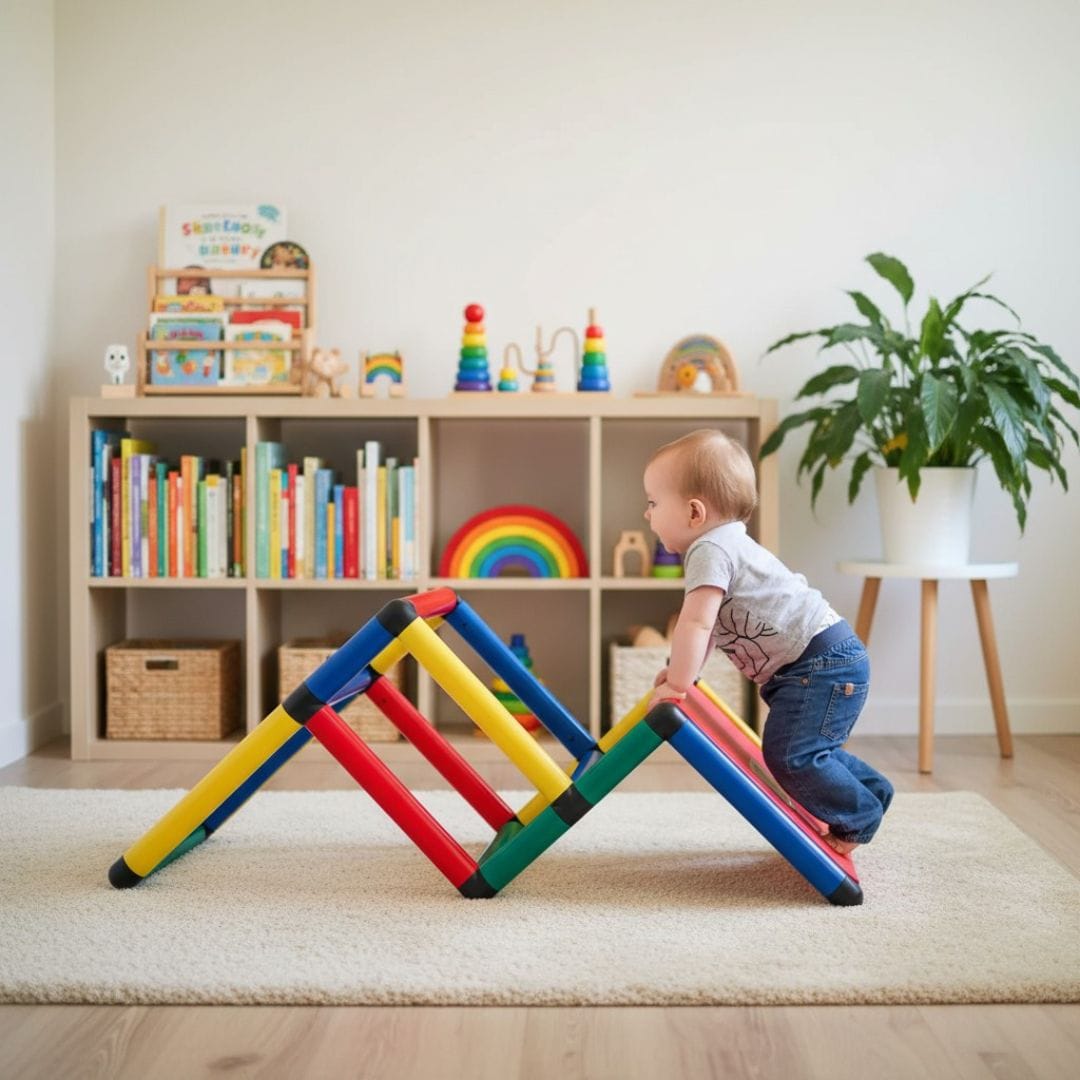 Toypark Starter Kids Climbing Playset - Convertible Learning Tower - Toypark