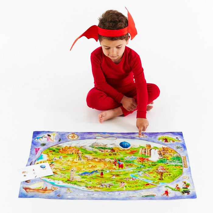 Playsilks Sarah's Silks Dinotopia Seek & Find Playsilk