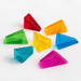 Building Blocks Papoose Lucite Small Triangles with tray (32 piece Set) 704537401308
