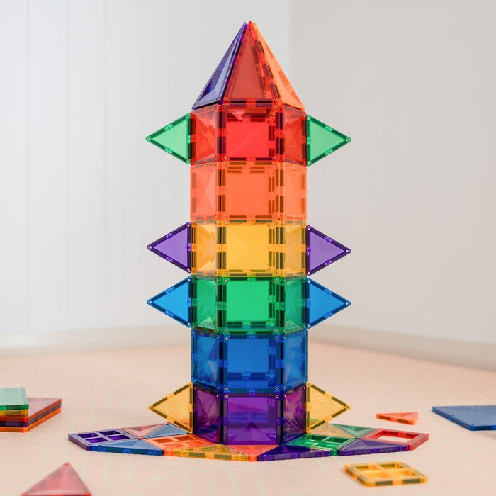 Magnetic Tiles Connetix Tiles Rainbow Creative Pack 102 Piece