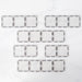 Connetix Tiles Clear Rectangle Pack 12 Piece 850036293309