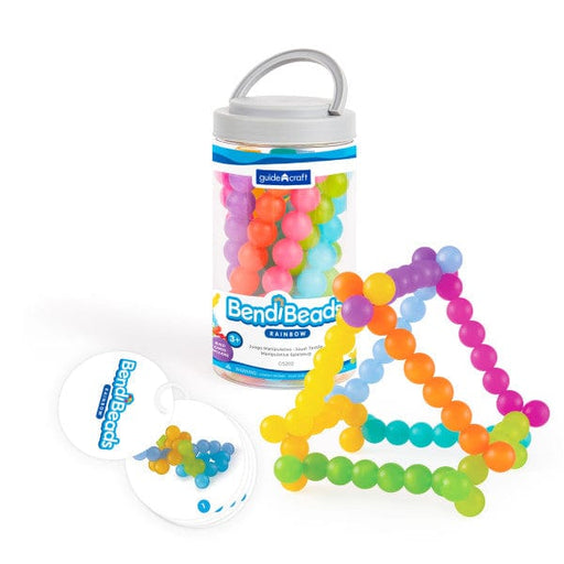 Sorting Toy Guidecraft BendiBeads - Rainbow - 12 pc. set