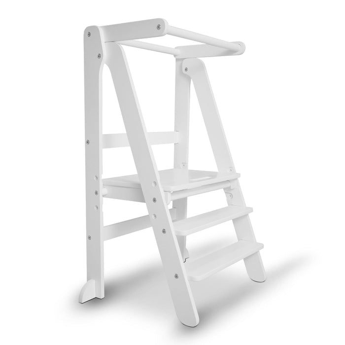 Plywood Learning Towers Toypark Folding Learning Tower-White