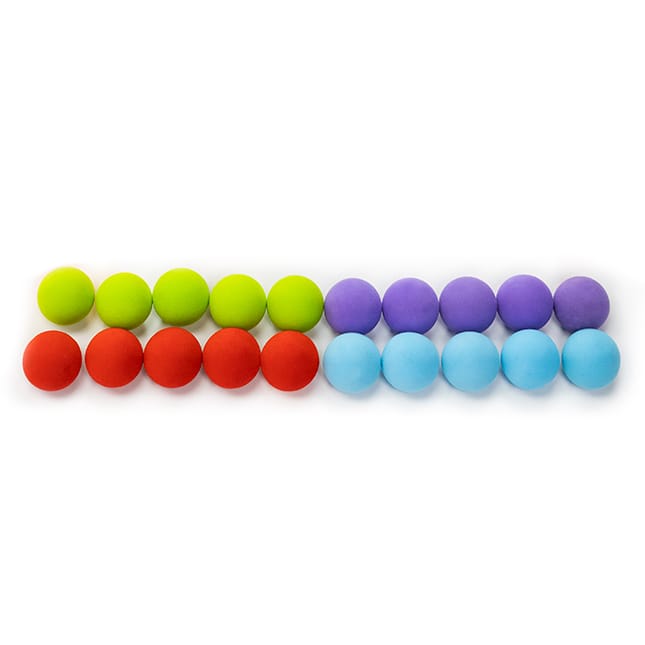 Activity Toys Fat Brain Toys Air Toobz Add-On Set, 20 Extra Balls