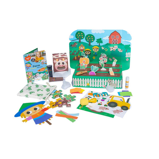 My Creative Box Farm Friends Craft and Activity Box - Kids Art Set - Toypark