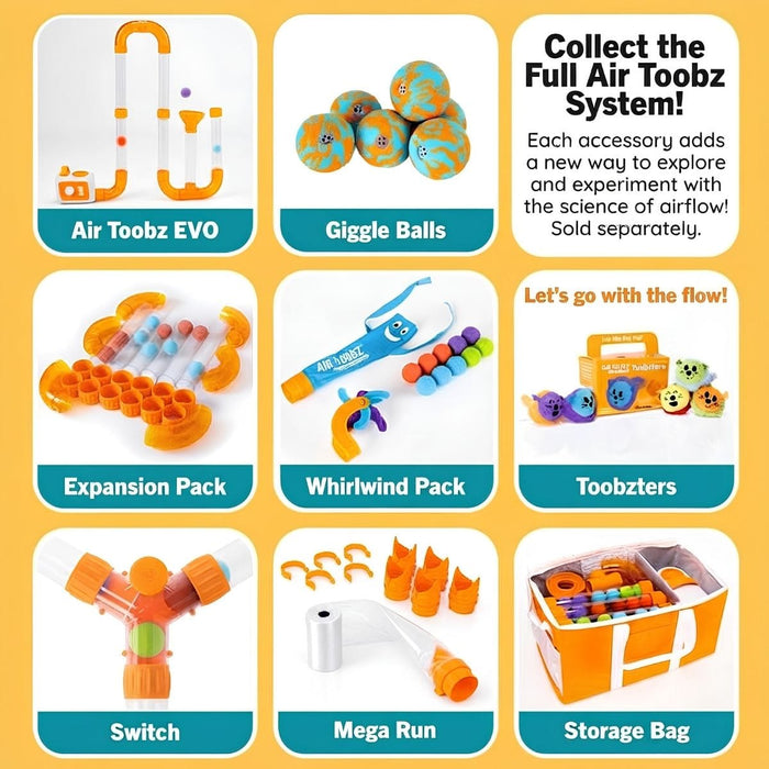 Activity Toys Fat Brain Toys Air Toobz Giggle Balls 810074278980