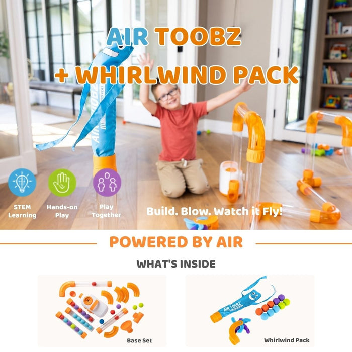 Activity Toys Fat Brain Toys Air Toobz Whirlwind Set