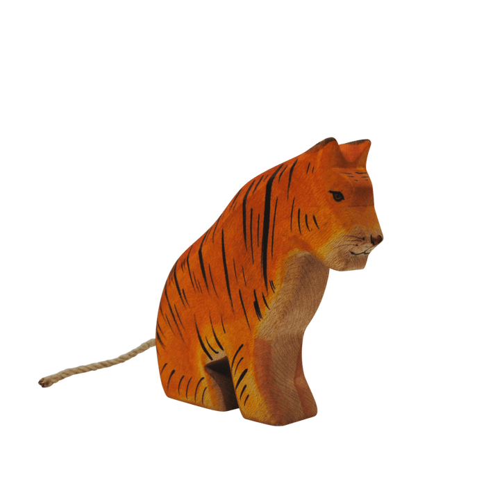 Animal Figurine HolzWald Tiger sitting 4262389075079
