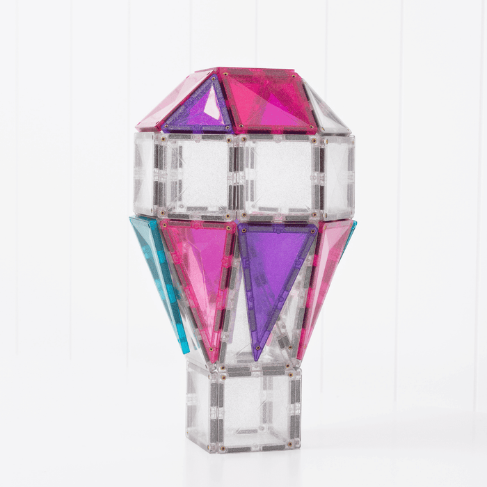 Magnetic Tiles Connetix Tiles Glitter Unicorn Pack 56 Piece