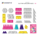 Magnetic Tiles Connetix Tiles Glitter Unicorn Pack 56 Piece