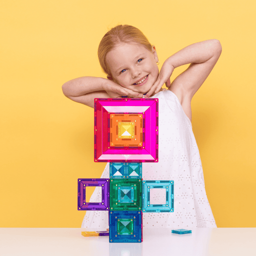 Connetix Bright Portal Pack 48 Piece - Australian Magnetic Tiles - Toypark