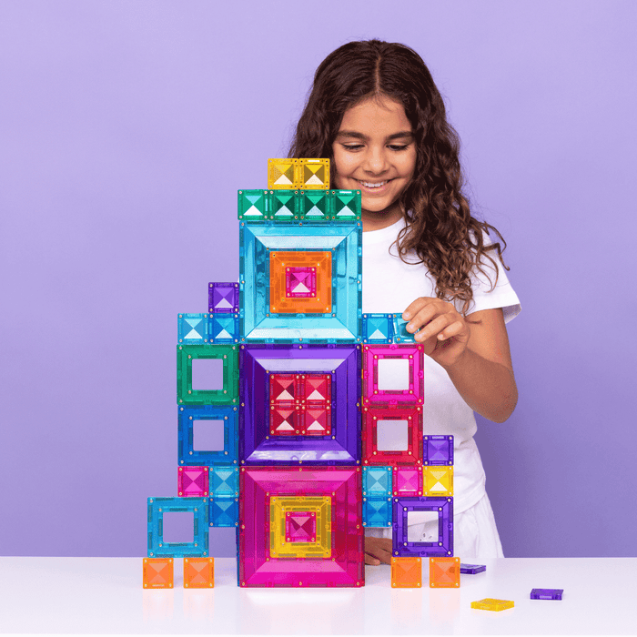 Magnetic Tiles Connetix Tiles Bright Portal Pack 48 Piece
