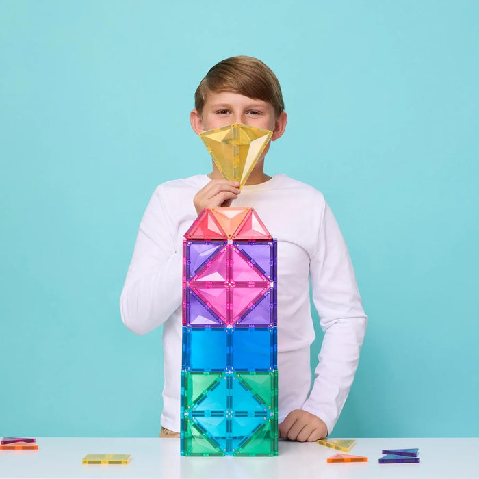 Magnetic Tiles Connetix Tiles Bright Mega Pack 202 Piece 810164731319